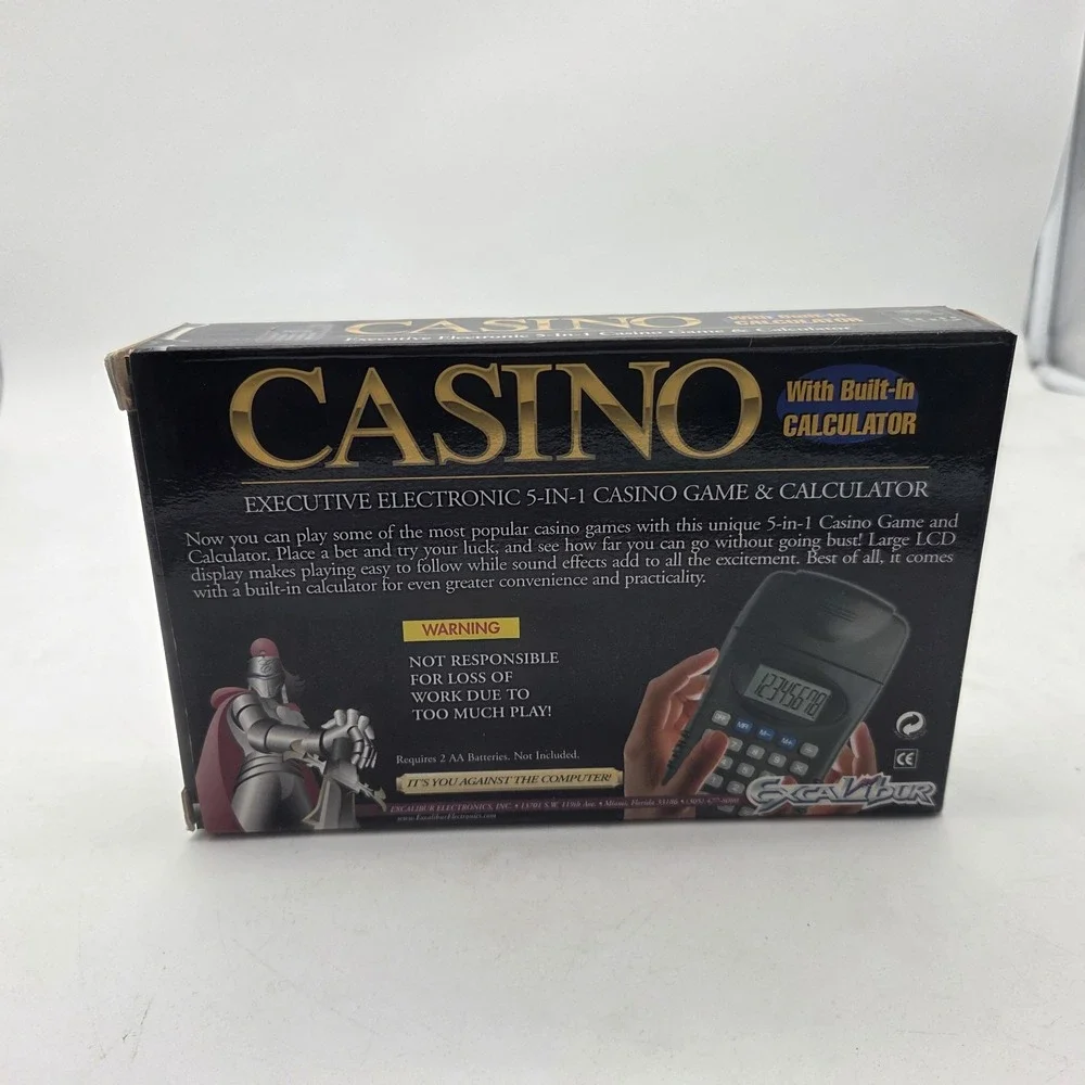 Excalibur casino calculator